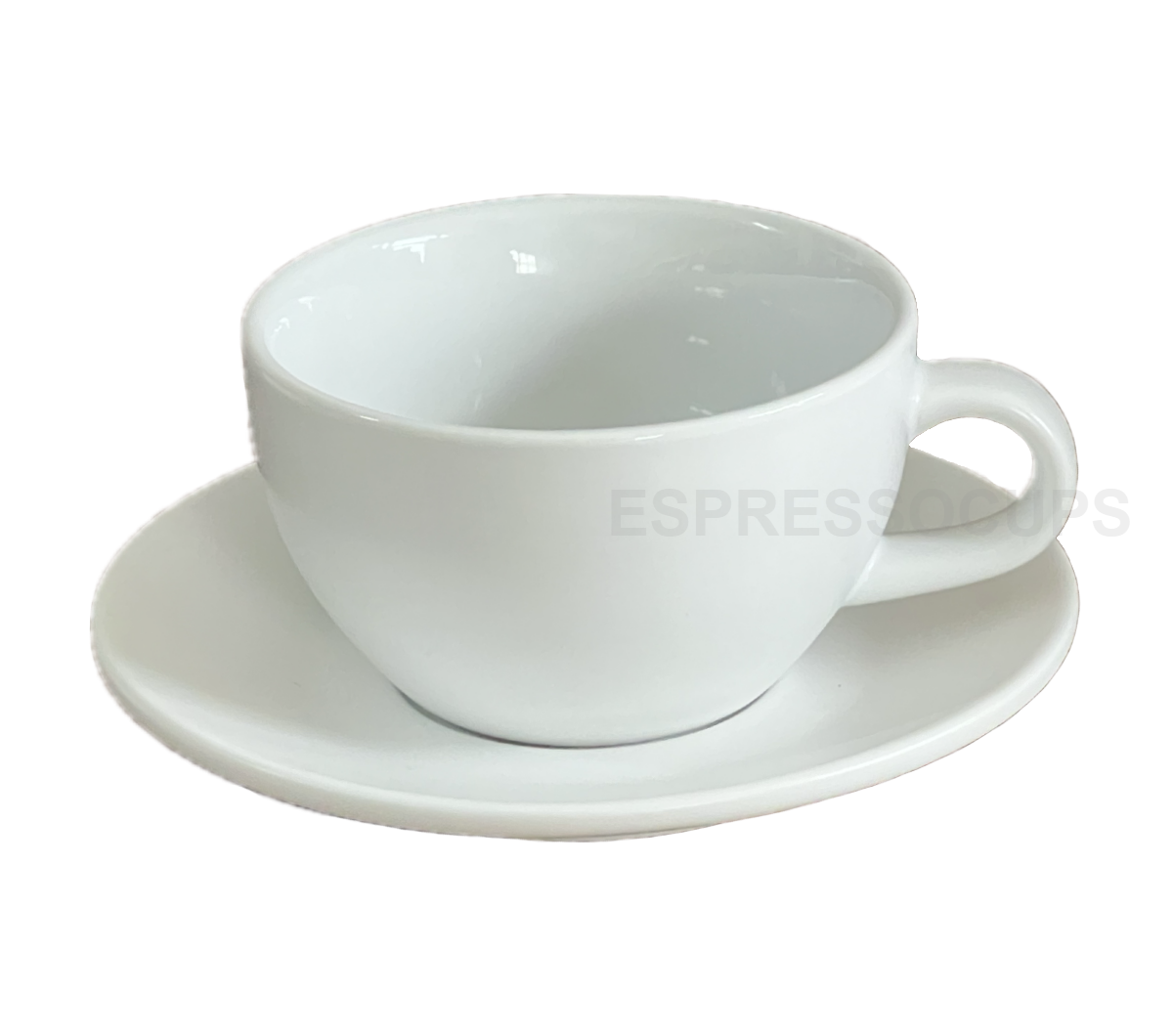 "TULIPANO" 300ml Latte Cups (L) - white matte